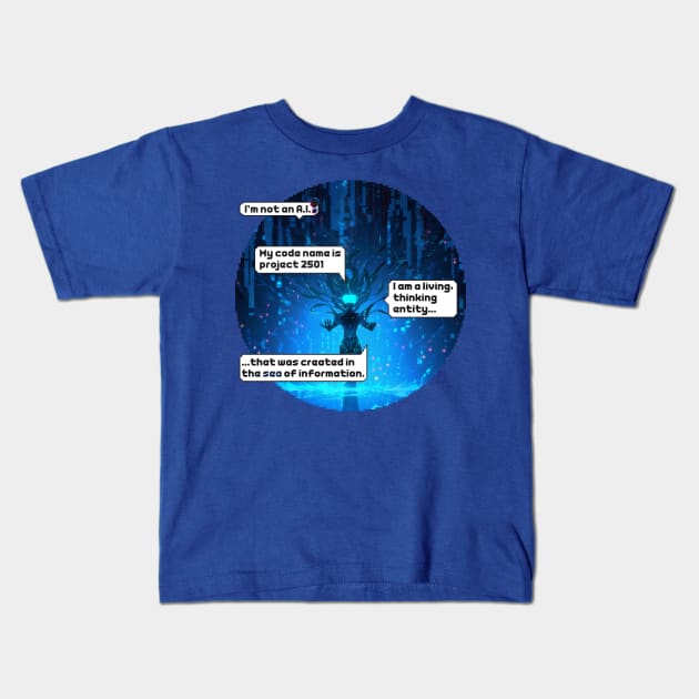 Ghost in the shell  - Project 2501 - 8 bit style Kids T-Shirt by AO01